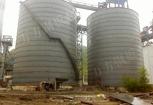 Large cement steel storehouse